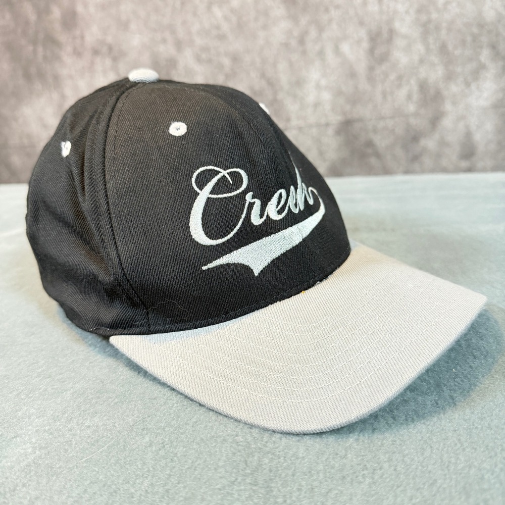 Yupoong The Classics Creek 2013 Snapback Hat Black Grey Green Undervisor Cap - Picture 2 of 5